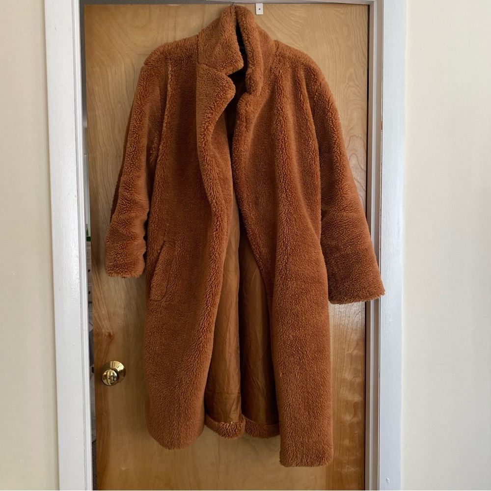 BOOHOO teddy wrap coat - 8